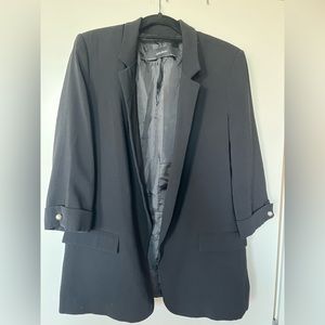 Zara oversized navy blazer, size L.